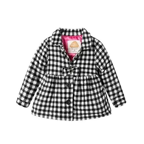 Mud Kingdom Little Girl Fleece Jacket Coat - 1
