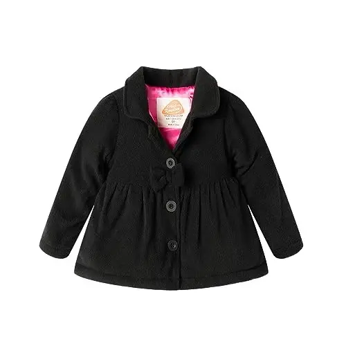 Mud Kingdom Little Girl Fleece Jacket Coat 