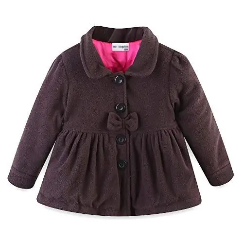 Mud Kingdom Little Girl Fleece Jacket Coat - 1