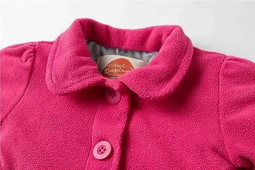Mud Kingdom Little Girl Fleece Jacket Coat - 6