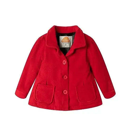 Mud Kingdom Little Girl Fleece Jacket Coat - 1