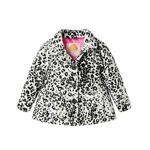 Mud Kingdom Little Girl Fleece Jacket Coat - MUD