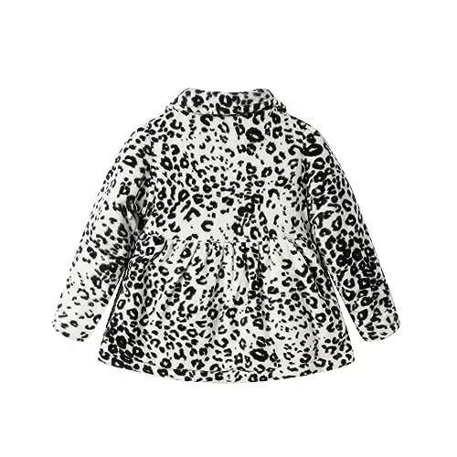 Mud Kingdom Little Girl Fleece Jacket Coat - 5