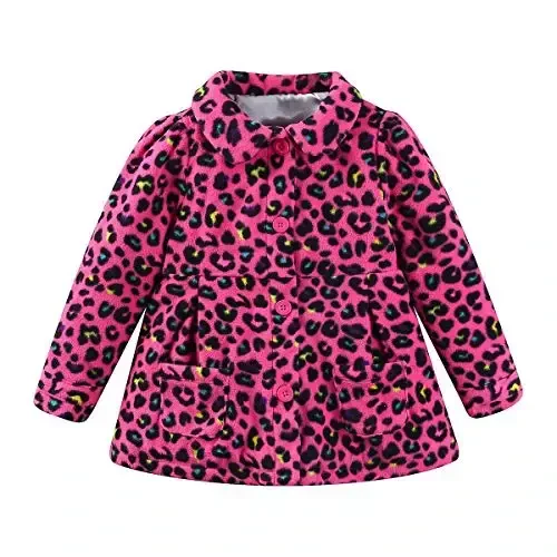 Mud Kingdom Little Girl Fleece Jacket Coat - 1