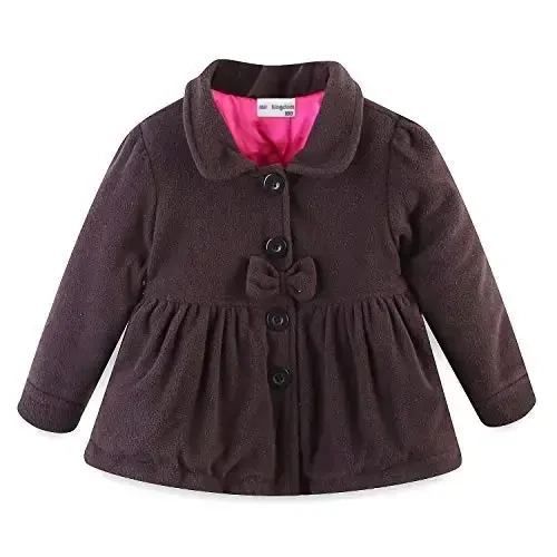 Mud Kingdom Little Girl Fleece Jacket Coat - 1