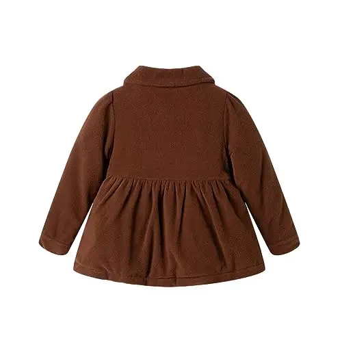 Mud Kingdom Little Girl Fleece Jacket Coat - 5
