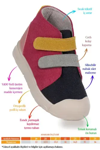 Mufasa First Step Hook and Loop Baby Girl Daily Boots - Modazone (1)