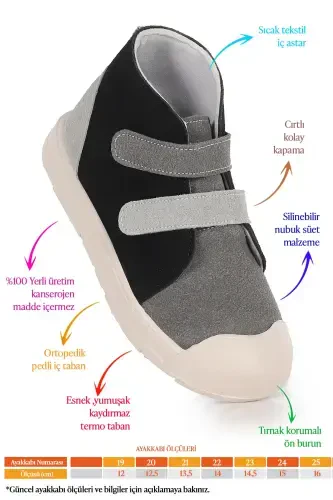 Mufasa First Step Velcro Baby Boy Daily Boot Shoe - Modazone (1)