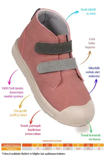 Mufasa First Step Velcro Baby Girl Daily Boot Shoes - 1