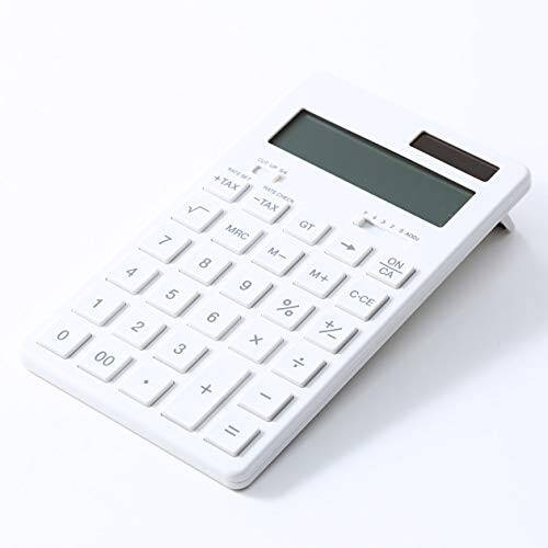 MUJI 37355538 Calculator, Normal Calculator, White, 12 Digits (KK-1154MS) - 2