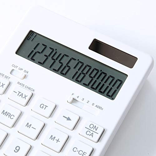 MUJI 37355538 Calculator, Normal Calculator, White, 12 Digits (KK-1154MS) - 4