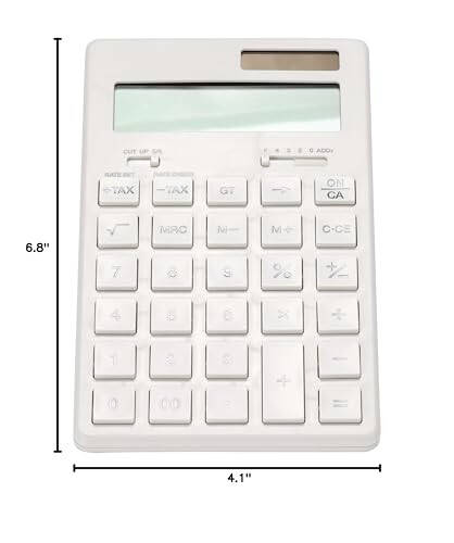 MUJI 37355538 Calculator, Normal Calculator, White, 12 Digits (KK-1154MS) - 6