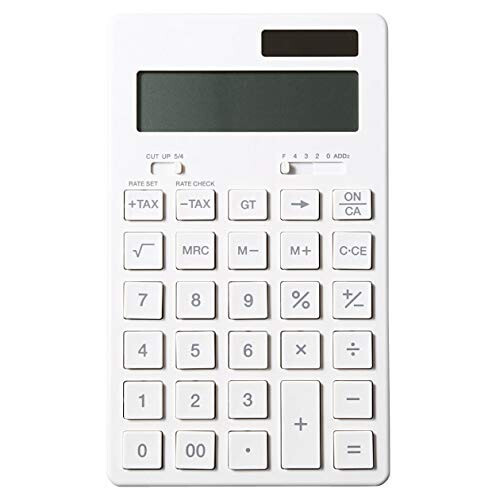 MUJI 37355538 Calculator, Normal Calculator, White, 12 Digits (KK-1154MS) - 7