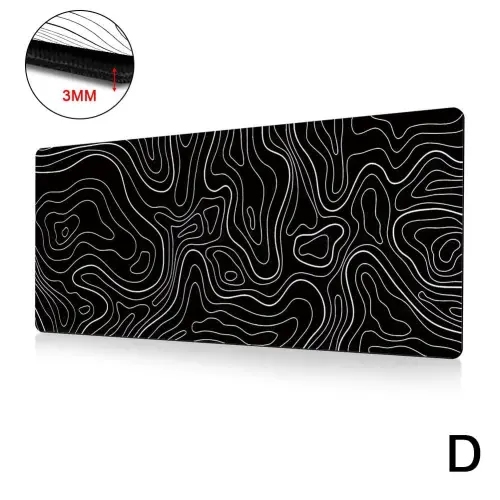 Mükemmel Sirpanishli Topografik Oq Gaming Mouse Pad - 2