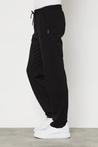 Multi-Colored 4-Piece Men's Straight Leg Relaxed Fit Sweatpants Premium Fabric-Black - COMEOR (1)