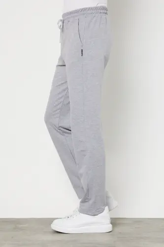 Multi-Colored 4-Piece Men's Straight Leg Relaxed Fit Sweatpants Premium Fabric-Black - 3