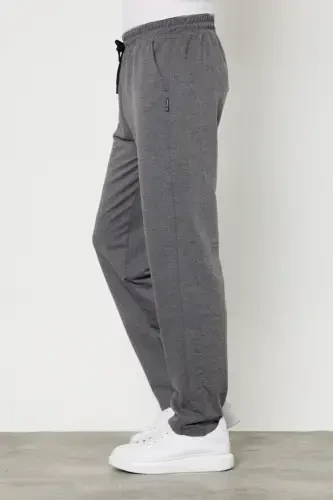 Multi-Colored 4-Piece Men's Straight Leg Relaxed Fit Sweatpants Premium Fabric-Black - 5