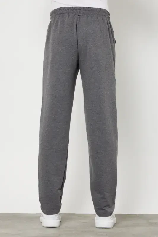 Multi-Colored 4-Piece Men's Straight Leg Relaxed Fit Sweatpants Premium Fabric-Black - 7