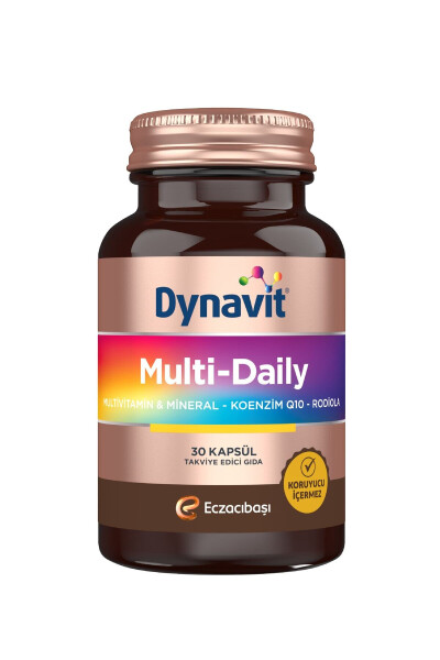 Multi-daily Multivitamin & Mineral - Coenzyme Q10 - Rhodiola 30 Capsules - 14