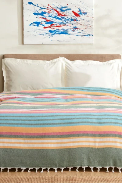 Multi Double Person Towel Blanket - KARACA HOME