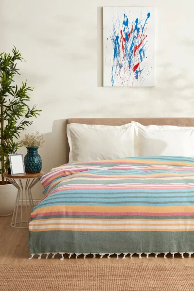 Multi Double Person Towel Blanket - 3