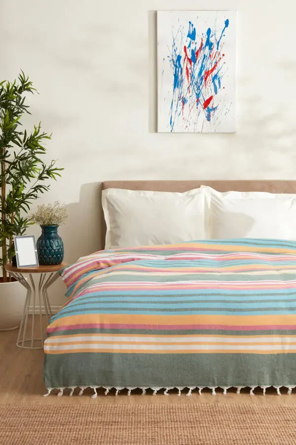 Multi Double Person Towel Blanket - 3