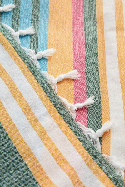 Multi Double Person Towel Blanket - 7