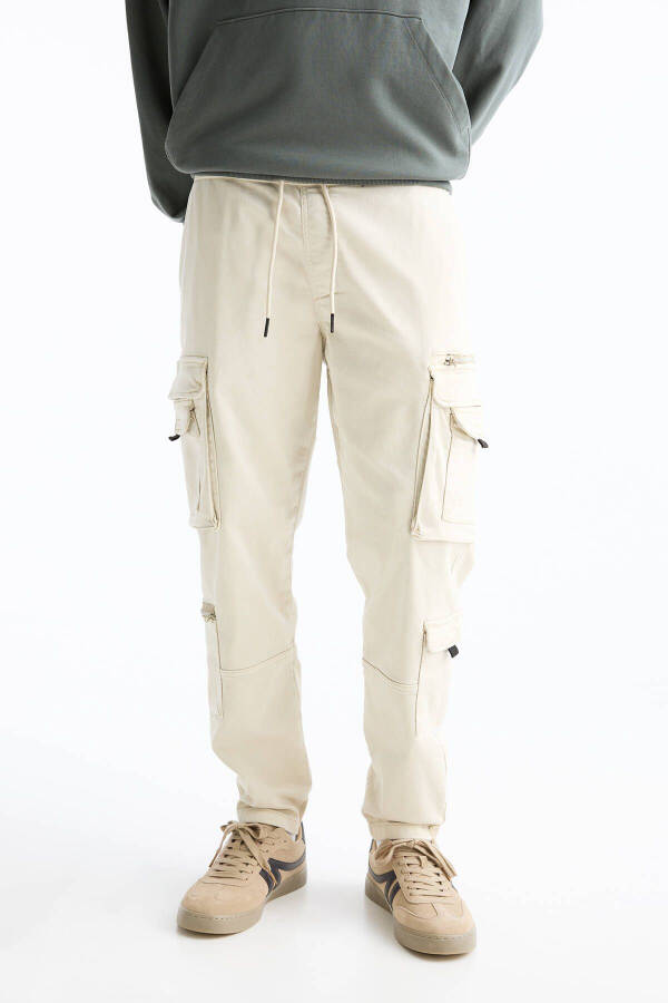 Multi-pocket cargo jogger pants - 1