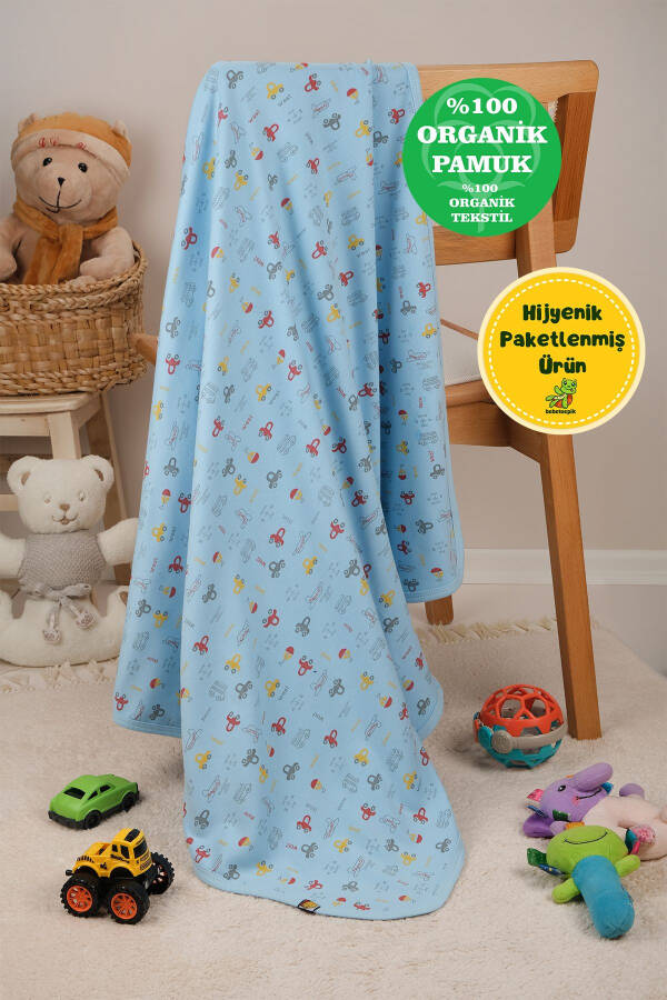 Multi-Purpose 100% Cotton Double Layer Muslin Blanket & Baby Blanket - 1