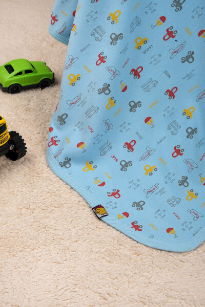 Multi-Purpose 100% Cotton Double Layer Muslin Blanket & Baby Blanket - 4