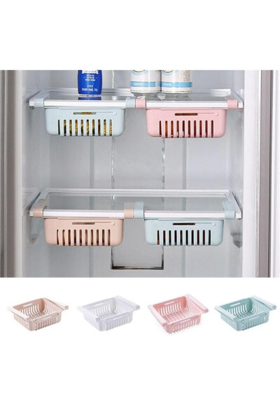 Multi-Purpose Expandable Refrigerator Organizer Basket Shelf - EVEFIX