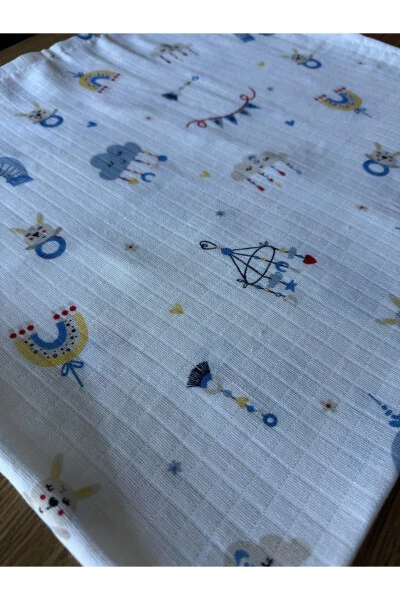 Multi-Purpose Muslin Baby Blanket - 3
