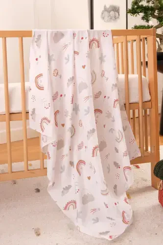 Multi-Purpose Muslin Swaddle & Blanket 3-Piece Set 100% Cotton Oeko-Tex Certified 80x80 Cm - 6