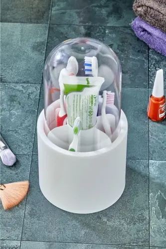 Multi-Purpose Organizer Toothbrush and Spoon Holder - 6
