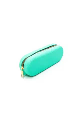 Multi-purpose silicone bag-pencil case-turquoise - CEPHOME (1)