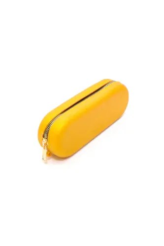 multi-purpose silicone pouch-pencil case-yellow - 2