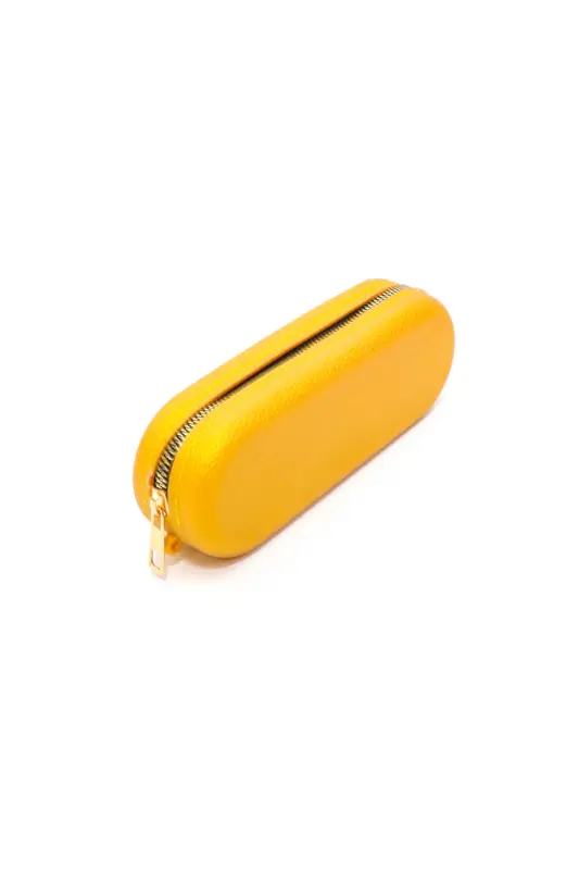 multi-purpose silicone pouch-pencil case-yellow - 2