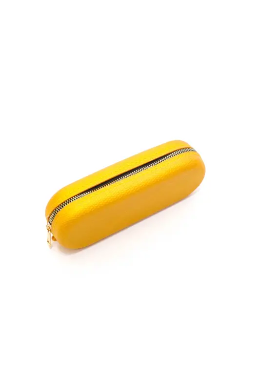 multi-purpose silicone pouch-pencil case-yellow - 3