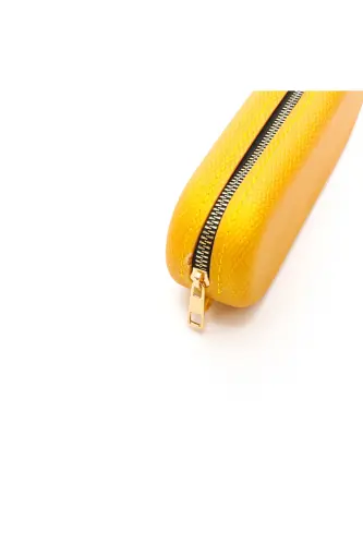 multi-purpose silicone pouch-pencil case-yellow - 4