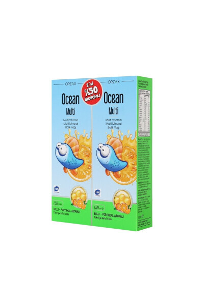Мульти сироп с медом и апельсиновым ароматом рыбьего жира 2-й %50 - OCEAN (1)