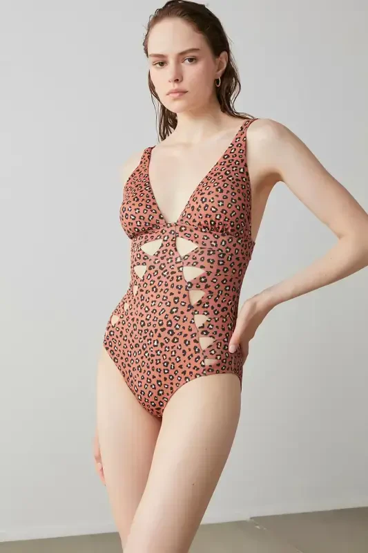 Multicolor Leo Marjoram Swimsuit - PENTI