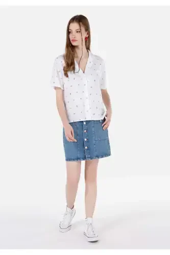 Multicolored women's shirt - 3