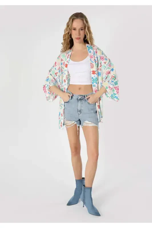 Multicolored women's shirt - 4