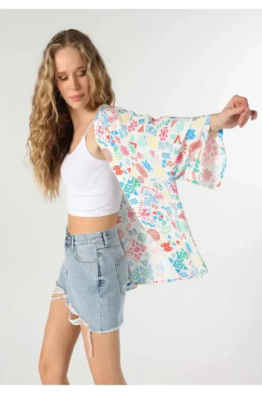 Multicolored women's shirt - 5