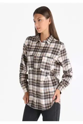 Multicolored women's shirt - 1