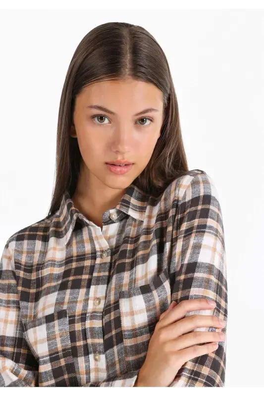 Multicolored women's shirt - 4