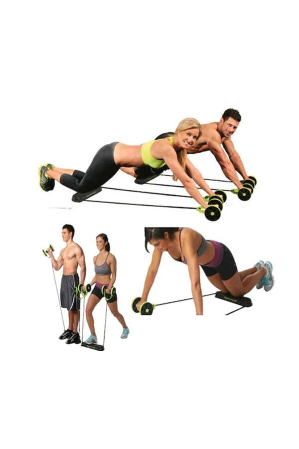 Multiflex Revo Pro Mashq Spor Usulini G'ildirakli Rezinali Qorin - 1