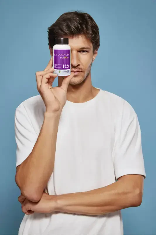 Multiform Collagen 90 Tablets Type 1 - Type 2 - Type 3 - 1 Billion Probiotic - Biotin - Vitamin C - 2