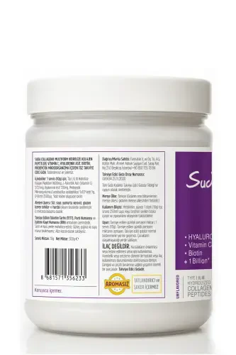 Multiform Toz Aromasız Kolajen- Tip I-II-III, C Vitamini, Biotin, Hyaluronik Asit, Probiyotik | 300g - 5