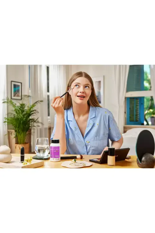 Multiform Kollagen 90 Tablet 1-tur - 2-tur - 3-tur - 1 milliard Probiotik - Biotin - S vitamini - 4